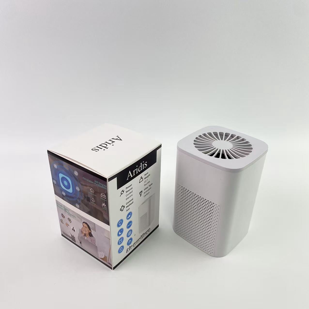 Aridis Air purifiers,Air Purifiers for Bedroom, 24db Filtration System Office Living Room Kitchen