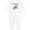 AA-White, variant on Mommy's Little Turtle Baby Romper Coveralls