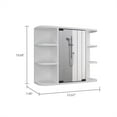 thumbnail image 5 of Cfowner Wall Mounted Medicine Cabinets for Bathroom with Mirror, 5 of 6