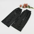 thumbnail image 4 of QLEICOM Leg Warmers,Socks for Women,Women Solid Color Leg Warmers with Sequin Details for Stage Performance and Dance Sparkling Boot Cuffs Add Shine To Your Costume and Party Outfits Black, 4 of 4