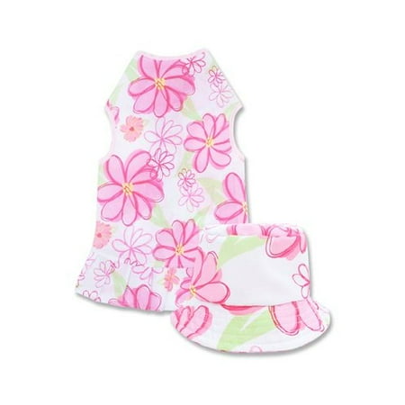 Trend Lab Pet Hula Hawaiian Dress and Hat for Dog