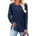 thumbnail image 3 of Zeagoo Oversized Tunic Tops for Women Loose Fit Long Sleeve Tunic Shirts Fall Tunics Casual Knit Tops Lightweight Hoodies, 3 of 4
