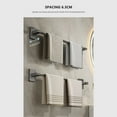 thumbnail image 4 of Mosiee Non Perforated Suction Cup Wall Mounted Towel Rail Holder Bathroom Storage Rack, 4 of 9