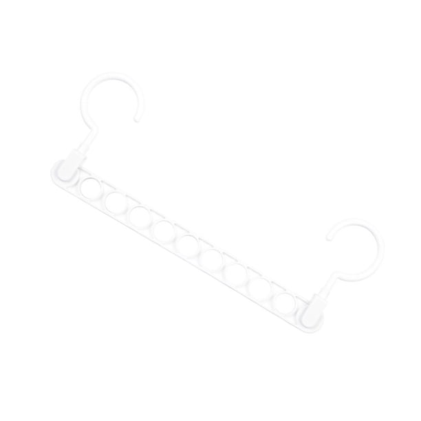 Colgador de ropa para colgar en armario, perchero antideslizante para camisa, tendedero, organizador plegable para guardarropa de dormitorio en Almacenamiento y organización del hogar Blanco Advancent HA067554-01