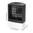 thumbnail image 2 of Qarigey Ventilador de nebulización recargable por USB Operación silenciosa Mesita de noche Humidificador de refrigeración por agua Dispositivo de Protección de la piel Negro Qarigey CE012161-01, 2 of 6