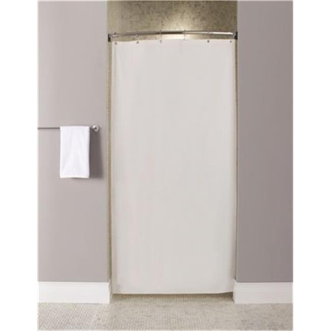 Focus Product Group Llc Hbg10Ga013672 Stall Size Shower Curtain White