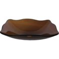 thumbnail image 1 of Novatto TIS-317TCH Marrone Glass Vessel Bathroom Sink Set, Chrome, 1 of 1