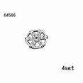 thumbnail image 1 of MOC Technical Tire Wheel Cross Hole Set Motorcycle Tyre & Rim Car Truck Wheels Hub Bricks Construction Building Blocks 64566-4set, 1 of 6