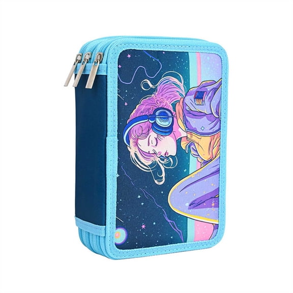 gcong Backpack for Art Supplies with Large Capacity Drawing Storage Organizer for School Craft Projects Purple