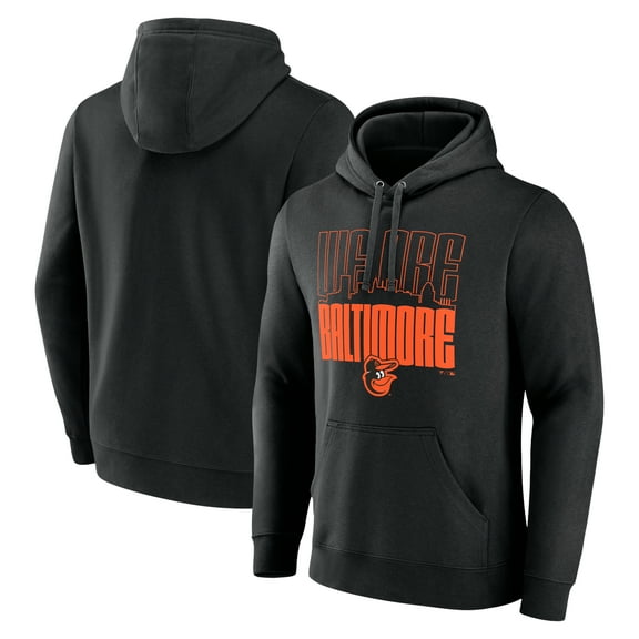 Men's  Black Baltimore Orioles We Are Baltimore Pullover Hoodie