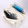 thumbnail image 4 of Bolso De Hombro Bolso de viaje de lona cruzado de moda Multifuncional Simple para vacaciones, 4 of 9