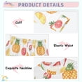 thumbnail image 4 of joogoo Pineapple and Strawberry 2 Piece Long Sleeve Tee and Pants Cotton Pajama Set 5Y, 4 of 7