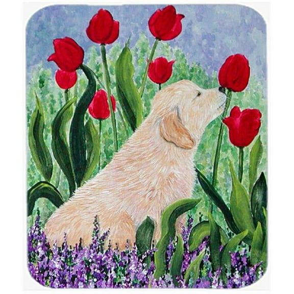 Golden Retriever Mouse Pad, Hot Pad Or Trivet