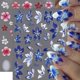 thumbnail image 1 of Adhesivos para uñas Quezadyl, diseño de flores en relieve en 5D, 2 unidades, 1 of 7