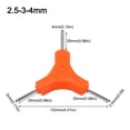 thumbnail image 1 of 3 In 1 Trigeminal Hex Key 2.5/3/4/5/6/8Mm Hand Tools Spanner Anti-Slip Chrome Vanadium Steel Brand New Practical, 1 of 6