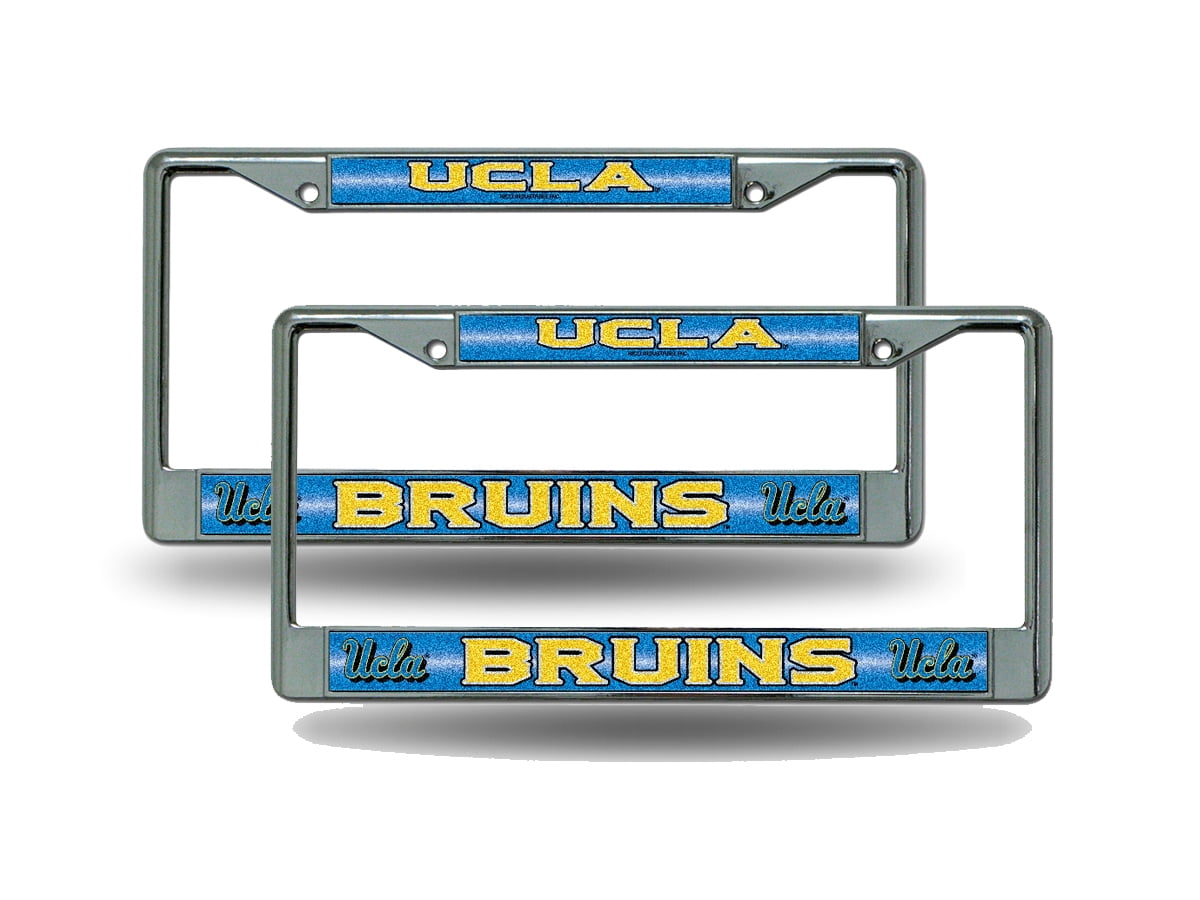 Ucla Bruins Ncaa Glitter Bling Chrome 2 License Plate Frame Set Ucla Bruins Ncaa Glitter Bling Chrome 2 License Plate Frame Set Com