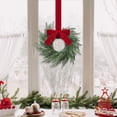 thumbnail image 4 of Christmas Mini Cabinet Wreaths,Small Kitchen Norfolk Wreath,Artificial Farmhouse Xmas Hanging Decor for Window Wall Front Door Candle Rings Wreaths Fireplaces Table Centerpiece Indoor Decorations, 4 of 7
