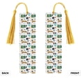 thumbnail image 2 of Kdxio Back To School A Print Metal Tassel Bookmarks,Perfect Gift for Art Lovers and Bookworms Metal Bookmarks for Women, 2 of 8