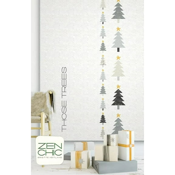 Zen Chic Those Trees Quilt Pattern Makes 58" x 71" Quilt