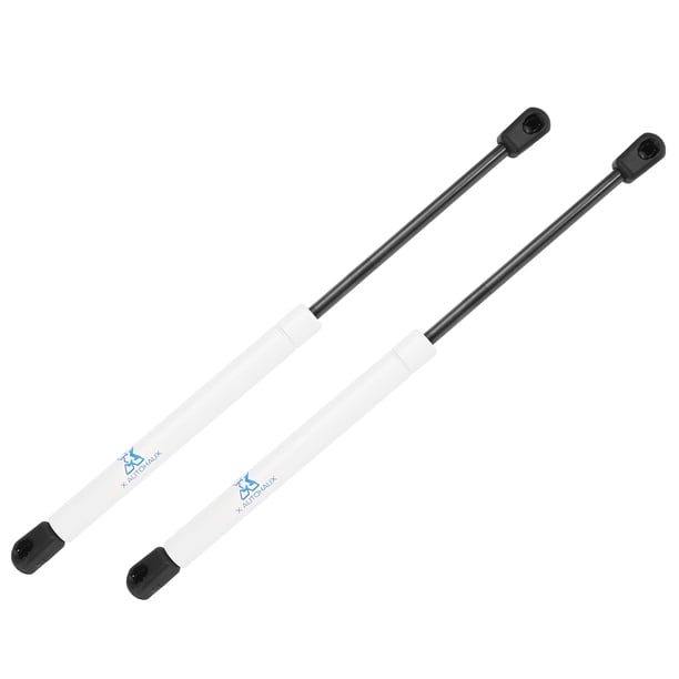 Resorte de Gas Amortiguador Universal 2uds 14pulgadas 35Lb/156N Blanco Unique Bargains