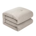 thumbnail image 3 of Grace Living Zipporah Cotton Comforter Set - Exceptionally Cozy, Solid Neutral Color, 3 of 5