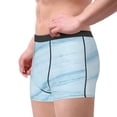 thumbnail image 4 of Fotbe Blue Marble Men’s Total Support Pouch Boxer Briefs, X-Temp Cooling, Moisture-Wicking Underwear, Regular, Long-leg and Trunk-Small, 4 of 9