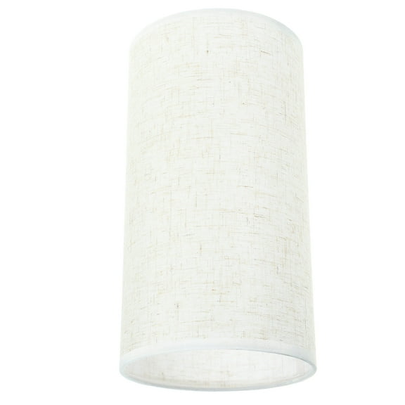 SOPOTUTU Lampshade White 1Set 10.2X5.5X5.5In Round Iron Cloth Living Room
