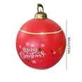 thumbnail image 3 of Balle de Noël Gonflable de 60 cm en PVC Lumineuse, Balle Gonflable de Noël (Style S), 3 of 7