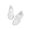 thumbnail image 3 of White Sneakers for Women Lace Up Shoes Wide Width Running Athletic Shoes Comfort Trainers Non Slip White 9, 3 of 8