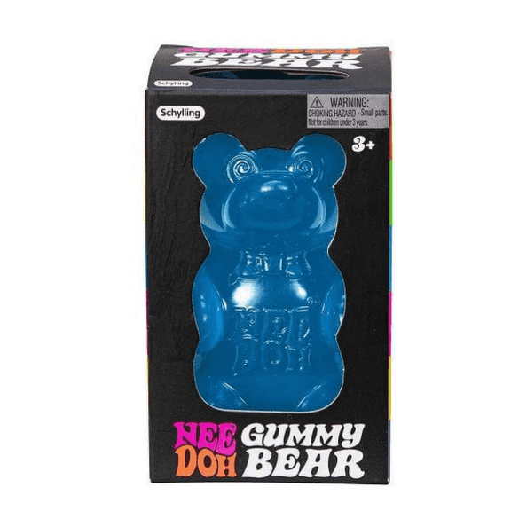 Schylling NeeDoh Gummy Bear Sensory Fidget, Super Squishy Stress, Assorted Colors (1 Random Color)