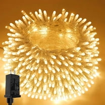 66 ft. Warm White String Lights Outdoor/Indoor, 200 LED Christmas Lights