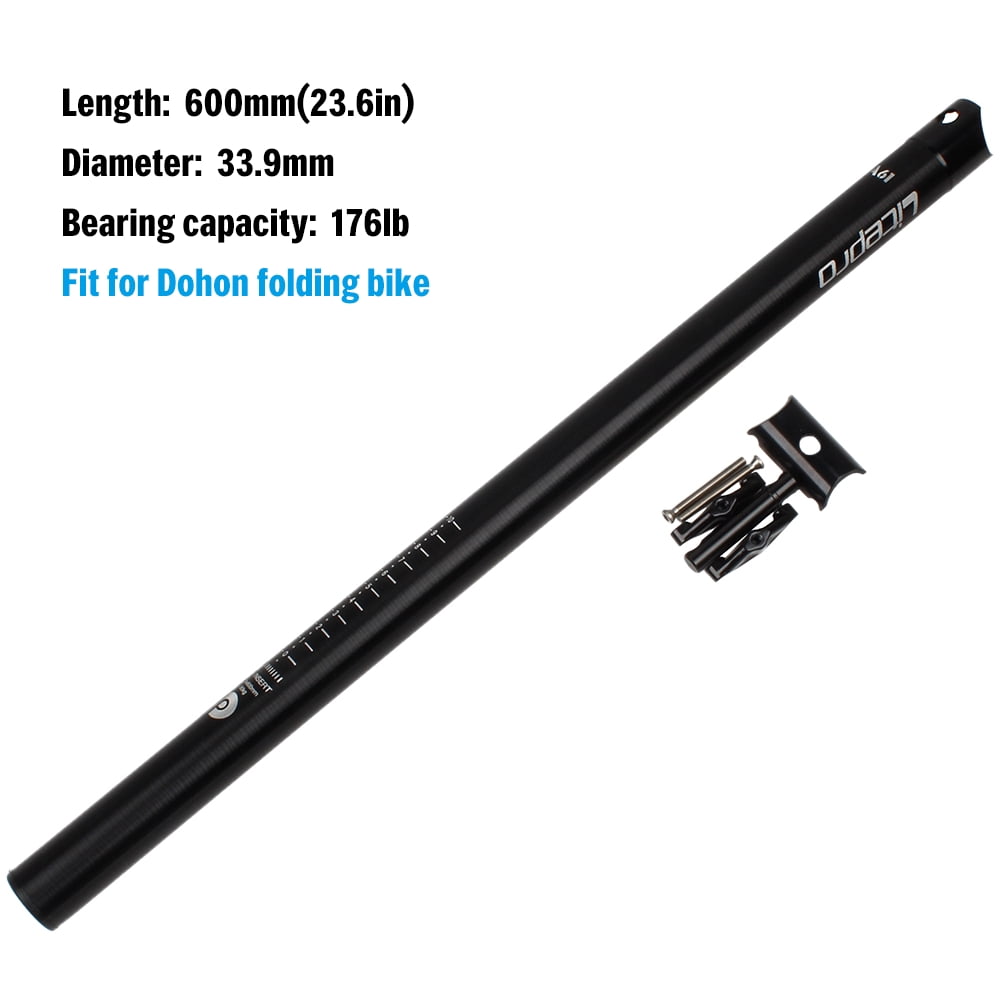 33.9*600mm Folding bicycle Seat Tube MTB Mountain Road Bike Bicycle Seatpost