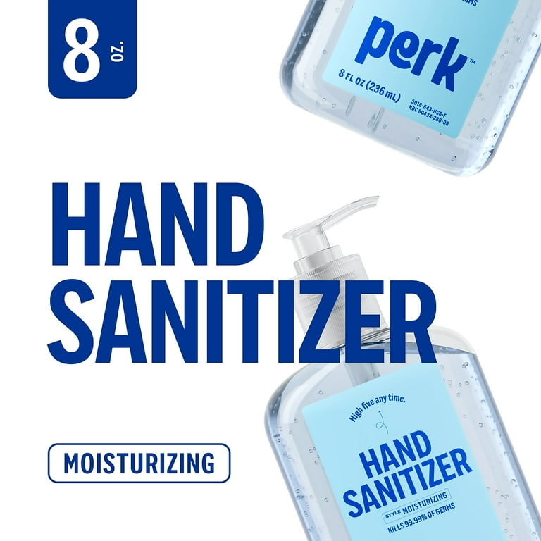 Staples Perk Instant Hand Sanitizer with Moisturizers 8 oz