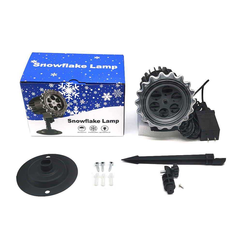 Uncahome Christmas LED Snowflake Projector Lights Outdoor photo 3