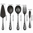 thumbnail image 3 of 5/8pcs Gothic Style Serving Utensils, Fine Stainless Steel Serving Spoon, Serving Slotted Spoon, Serving Fork Pie Server Butter Knife, Kitchen Utensil, 3 of 5