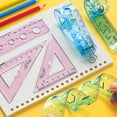thumbnail image 1 of YAOMOBB Geometry Ruler Set Soft Measuring Ruler Set High Precise Drawing Math Geometry Tools, 1 of 5