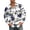 Gray, variant on Fgvctg Men's Hawaiian Shirt Tropical Floral Print Summer Beach Shirt Plus Size Button Down Long Sleeve Shirts Casual Trendy Holiday Outfits Light Green S