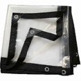 thumbnail image 1 of Perforated Waterproof Tarpaulin, Transparent, Foldable, 1 of 3