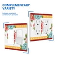 thumbnail image 6 of 2-Gang Screwless Pioneer Floral Decorative Wall Plates,Size 2-Gang 4.7"W x 4.7"H,Unbreakable Thermoplastic Faceplate Cover for Kitchen Living Room Bedroom Decorator Receptacle Outlet Switch, 6 of 7