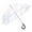 Clear, variant on Rain Gear Print Long Handle Umbrella - Outdoor Use Lightweight Durable 8 Rib Design Maximum Coverage Windproof - Clear
