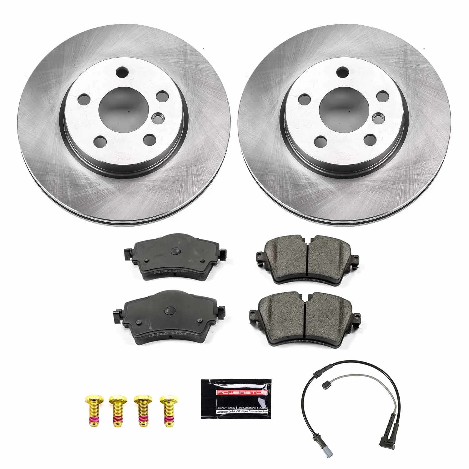 PowerStop Front Stock Replacement Brake Pad and Rotor Kit Fits: MINI COOPER Select Models KOE7979