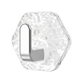 thumbnail image 6 of Water Ripple Hexagonal Self Adhesive Hooks, 3 Pcs Glacier Ripple Hook, Heavy Duty No Drill Wall Hooks, Acrylic Waterproof Adhesive Hooks for Kitchen, Bathroom Organization, 6 of 9