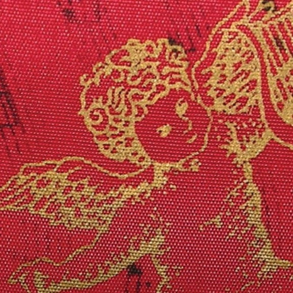 The Ribbon People Red and Gold Angel Wired Craft Ribbon 2.5" x 27 Yards