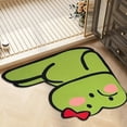 thumbnail image 6 of Tuvgenk Bathroom Rugs Quick Dry Waterproof Non Slip Bath Mat Sage Green Novelty 2'X2' Small Shower Mat, 6 of 6