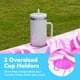 thumbnail image 4 of Sloosh Tumbona Inflable para Piscina de Bronceado, 187 cm x 117 cm, con Almohada, Balsa Acuática para Niños y Adultos, Color Rosa, 4 of 7