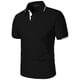 thumbnail image 5 of pstuiky camisetas camisas para hombre, Camisa de manga corta con cuello vuelto, versátil, de color liso y estilo informal para hombre camisas casuales para hombre xl, 5 of 5