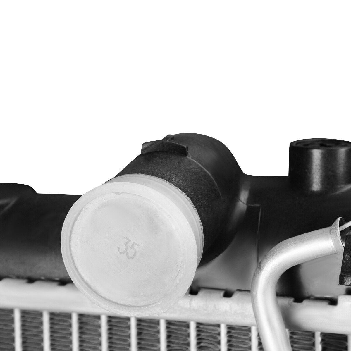 RVNI Radiator Compatible with 2002-2006 Nissan Altima /2004-2006 Maxima 3.5L V6 Radiator Aluminum
