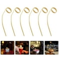thumbnail image 3 of Bamboo Party Toothpicks 50Pack for Dinner Party Reusable and Food Safe, 3 of 8