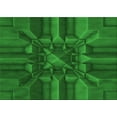 thumbnail image 1 of Ahgly Company Indoor Rectangle Patterned DarkGreen Area Rugs, 7' x 9', 1 of 6
