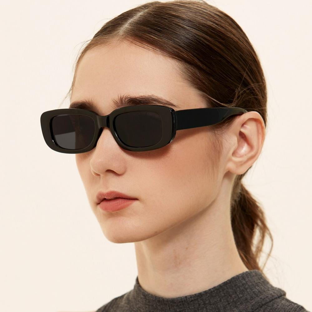 Small Rectangle Sunglasses Men Retro Square 90S Sun Glasses For Women –  Cinily